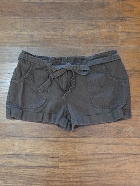 Copper Key Tie-Front Casual Shorts